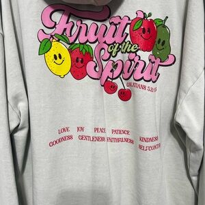 Christian oversized hoodie - fruit of the spirit